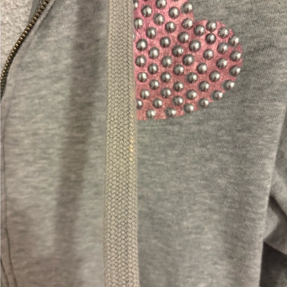 Y2K PINK Victoria's Secret Gray Full Zip Hoodie - Picture 6 of 6